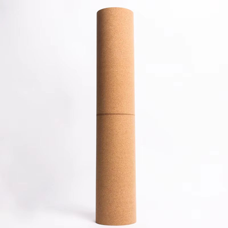 Eco-Friendly Non-Slip Cork Yoga Mat - 183x56x0.5cm TPE Fitness Pad for Enhanced Comfort and Stability